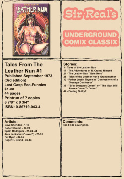 Tales from the Leather Nun #1