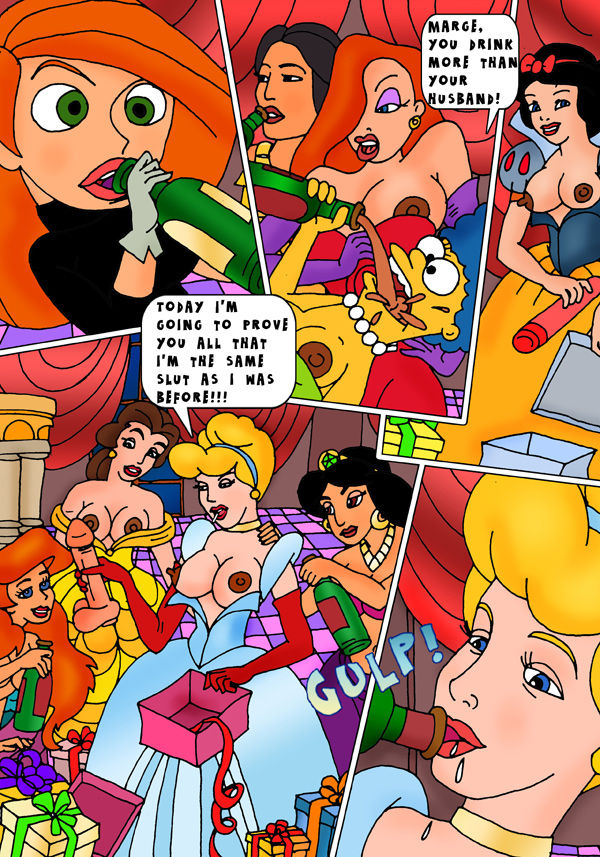 Drunk sex party of Disney girls - Page 4 - HentaiEra