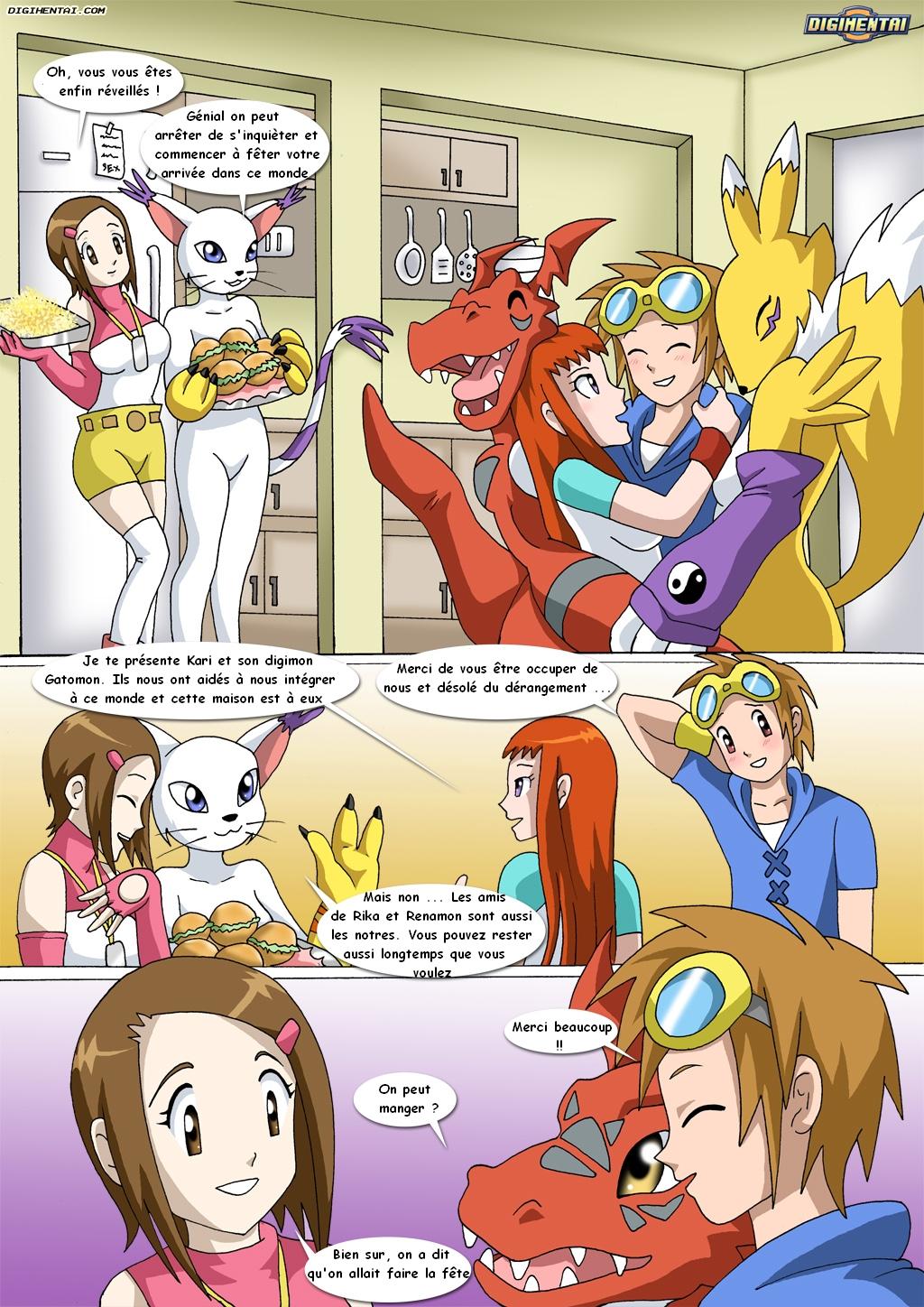 Digimon Kari Porn Comic Porn - Digimon - New playmate Full Color - Page 12 - HentaiEra