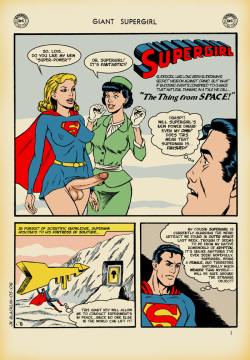 Giant Supergirl - The Thing from Space!