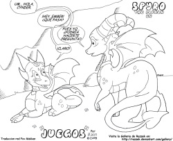 Spyro the dragon   Ember + Cynder español