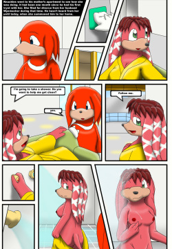 Knuckles and Lara-Le's Shower