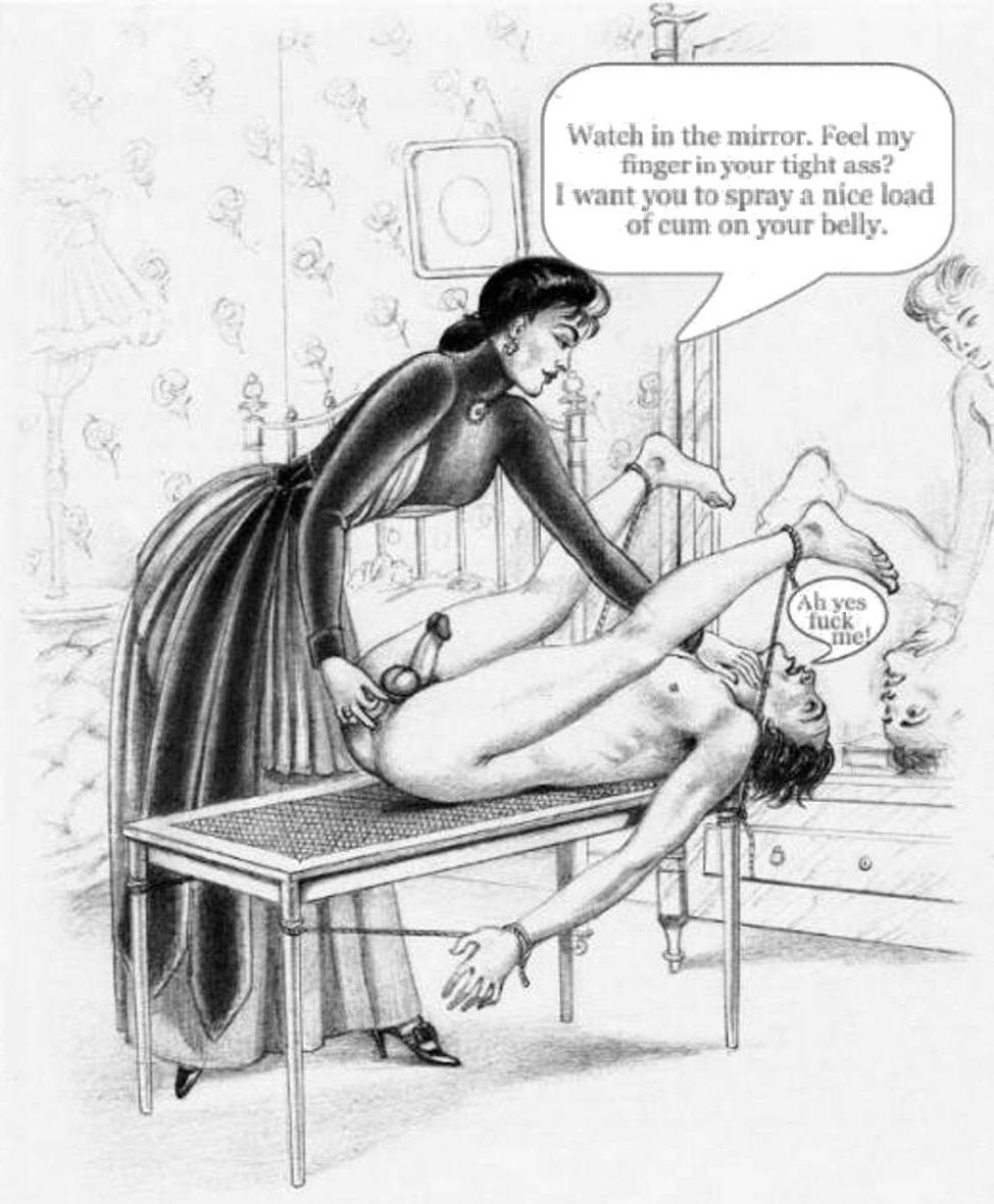 Prostate massage cartoon