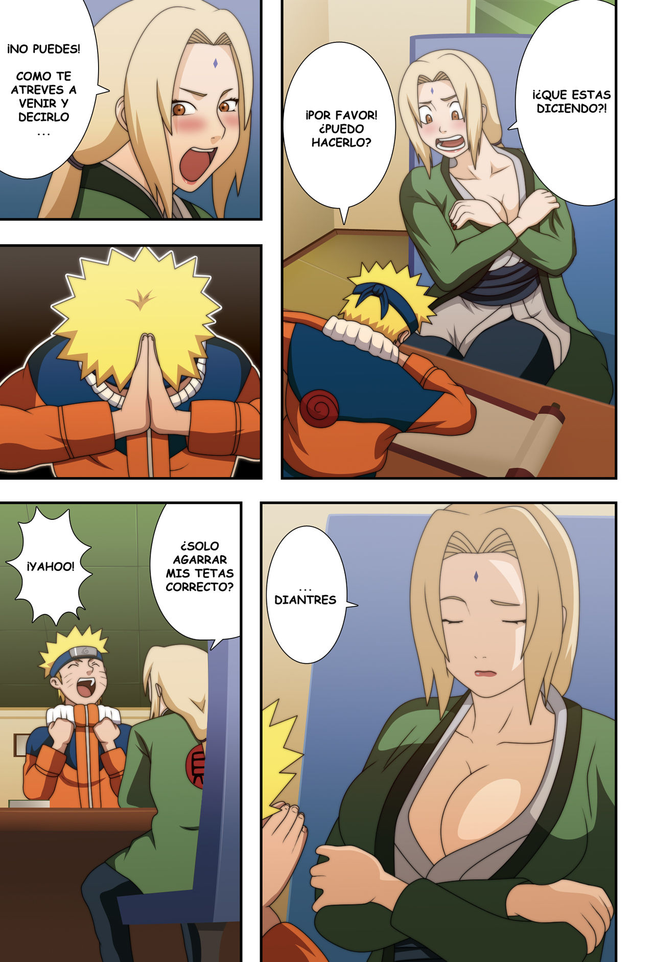 Tsunade Grandes pechos Ninjas - Page 6 - HentaiEra