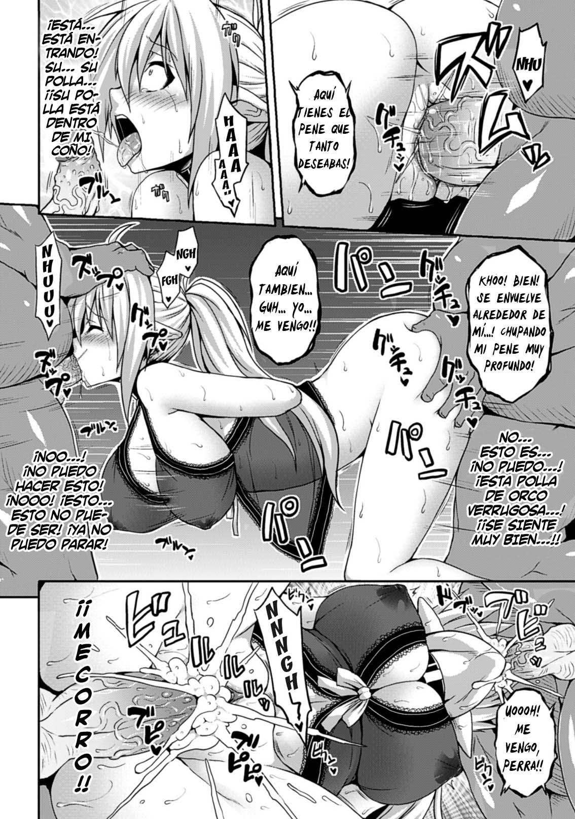 Ishu Kan Kouhai Bokujou | Criadero Interracial de Violacion elfica - Page 9  - HentaiEra