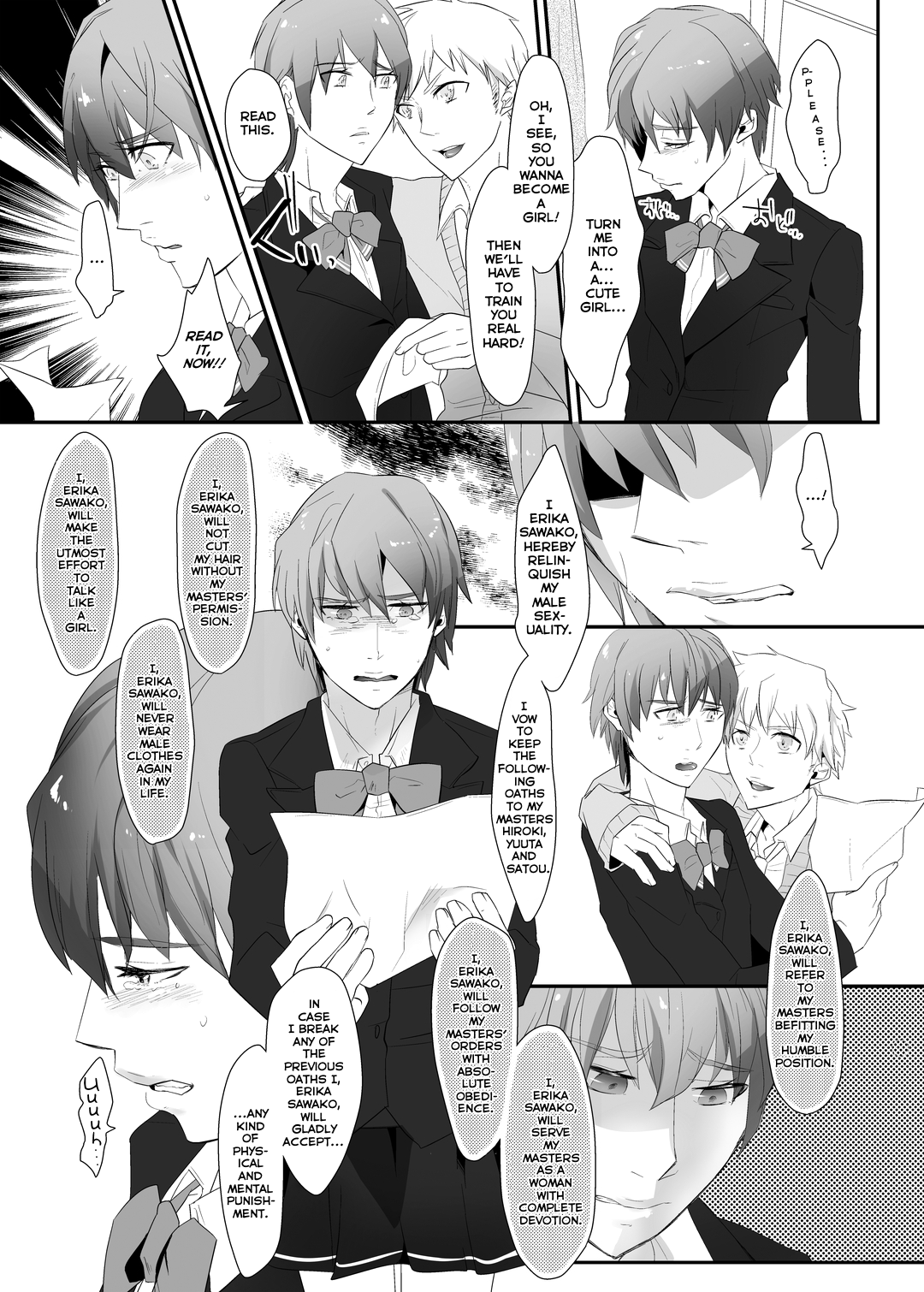 Choukyou no Kokuin ~Joseika Omocha ni Sareta Seinen~ | The Seal of Training  - A Boy turned into a Female Toy - Page 11 - HentaiEra