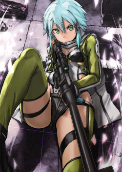 Asada shino   sword art online 2: phantom bullet