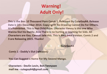 Ben 10 Thousand Comic 1 - Daddy's Slut - HentaiEra