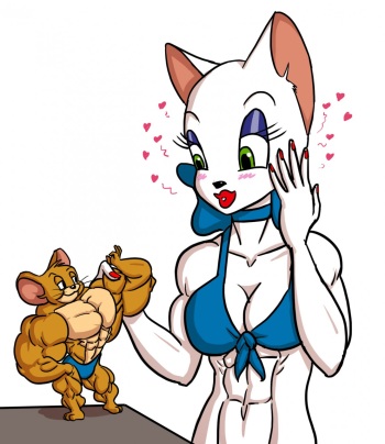 350px x 404px - Tom and Jerry - Toodles Galore Muscles - HentaiEra